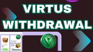 VIRTUS WITHDRAWAL UPDATE  INCREASE YOUR VERT amp CONNECT YOUR WALLET [upl. by Anjali]