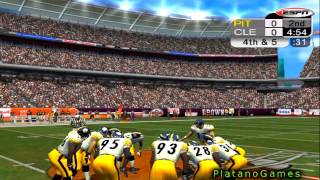 NFL 2012 Week 12  Pittsburgh Steelers 64 vs Cleveland Browns 28  1st Half  NFL 2K5  HD [upl. by Rednas342]