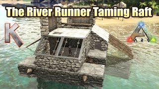 Epic Taming Raft MK2  The River Runner   Raft Build Step By Step [upl. by Laughlin125]