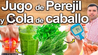 Jugo De Cola De Caballo Y Perejil  Para Qué Sirve Este Té  Beneficios Para Tu Salud y Belleza [upl. by Omissam]