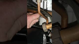 how to run P0 air purge on vaillant ecotec pro boiler after draining down [upl. by Voltz]