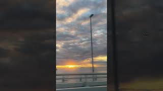 relaxing sunset tokyo aqualine japan chiba roadtrip shortsvideo shorts shortsfeed blessed [upl. by Everard]