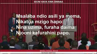 Sioni Haya Kwa Bwana [upl. by Namzed458]