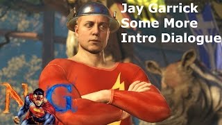 Injustice 2 Jay Garrick New Intro Dialogue [upl. by Yecal]