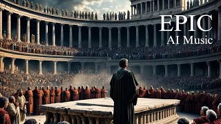 Rome  Cicero Epic AI Music [upl. by Ddart764]