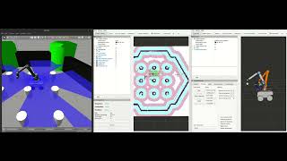 Mobile manipulator  control by MoveIt2 and Nav2 in Gazebo [upl. by Drwde]