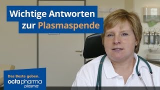 Wichtige Antworten zur Plasmaspende [upl. by Ioj]