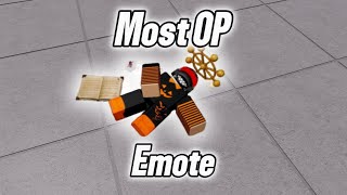 The most OP Emote  The Strongest Battlegrounds Roblox [upl. by Barthelemy]