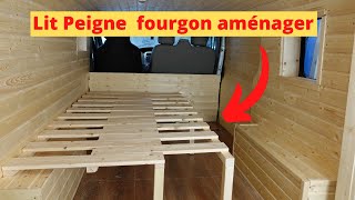 FABRIQUER SON LIT PLIABLE 😁 Fourgon Aménager  Lit Peigne  Episode 5  SebAgri [upl. by Elsie]