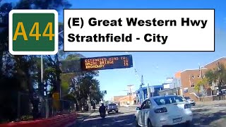 【Sydney drive】 A route 44East5 Strathfield M4  City [upl. by Lemieux427]