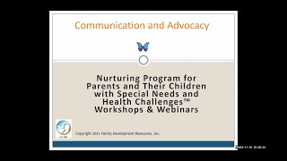 OnDemand Webinar  Effective Communication to Help Get Both the Parents and Childs Needs Met [upl. by Memberg]