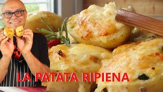 IL FORMAGGIO INCONTRA LA PATATA ripiena ricetta patate ripiene al formaggio e Verdure [upl. by Akilak]