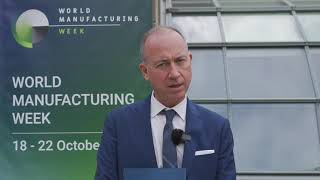 WMF2021  Interview with Francesco Buzzella President World Manufacturing Foundation [upl. by Abshier]