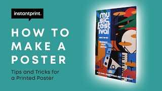 How to Make a Poster  Tips and Tricks for a Printed Poster [upl. by Alocin]