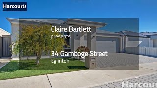 34 Gamboge Street Eglinton WA 6034 [upl. by Farand361]