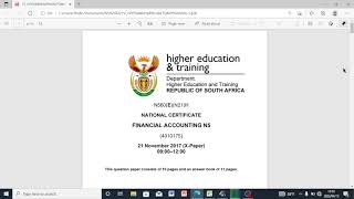 Financial Accounting N5 Partnerships  Income Statement  Appropriation Statement  Current Accounts [upl. by Brinkema]