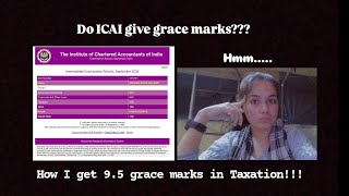 How I get 95grace marks in Taxation in CA Intermediate september 24 attempt from ICAI [upl. by Alage383]