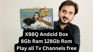 X98Q Android Tv Box Unboxing and Review [upl. by Htirehc]