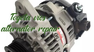 how to repair alternator rectifiertoyota Voisdiy idea [upl. by Nodal389]