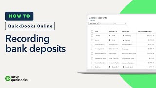 How to record a bank deposit using undeposited funds in QuickBooks Online [upl. by Dilly]