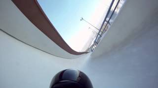 Skeleton POV Calgary Winsport [upl. by Nerual]