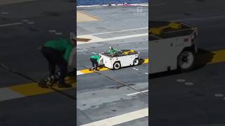 Fighter Jet Arresting Cables Test on Aircraft Carrier [upl. by Eiddal395]