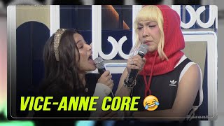 Ang daldal talaga Bardagulan resumes as Anne Curtis Vice Ganda reunite on Showtime [upl. by Bradleigh157]