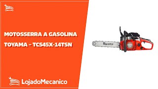 MOTOSSERRA A GASOLINA TOYAMA – TCS45X14TSN  Loja do Mecânico [upl. by Feledy]