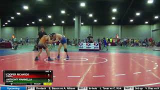 Schoolboy 125 Cooper Richards Florida Vs Anthony Mannella Georgia [upl. by Nottirb]