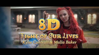 Kylie Cantrall amp Malia Baker  Fight of Our Lives 8D Descendants The Rise of Red [upl. by Acinad]