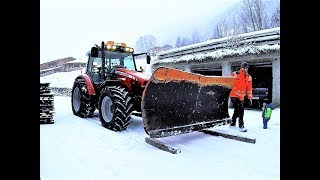 ❄️Winterdienst❄️Schneeräumung vom ersten Schnee 20112018 🏔 Realtime⏱ [upl. by Galasyn]