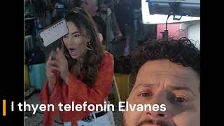 Ermal Mamaqi i thyen telefonin Elvana Gjates [upl. by Renba]