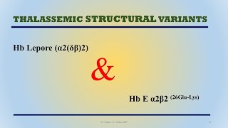 Hb Lepore amp Hb E Thalassemic Variants  Medicine Masterclass Dr Sudhir K Yadav MD [upl. by Reniti]