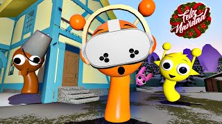 JUGANDO ESCONDITE CON LOS SPRUNKI SPRUNKI 3D VR [upl. by Aehcsrop794]