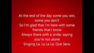 Que Sera Justice Crew Lyrics [upl. by Halas]