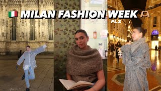 VLOGMILAN FASHION WEEK pt2 FOOD OUTFITS GUCCICOFFEE SHOP  اسبوع ميلان للموضة مع ناتاشا [upl. by Capp834]