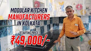 Modular Kitchen Designs With Price Modular Kitchen Manufacturers In Kolkata  UGO Furniture [upl. by Noryt43]