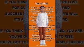 The Victor by CW Longenecker  Poem Recitation [upl. by Sile]