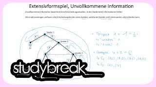 Extensivformspiel Unvollkommene Information  Spieltheorie [upl. by Shayla]