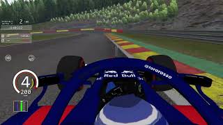 Assetto Corsa  2019 Toro Rosso Onboard Spa [upl. by Romney]