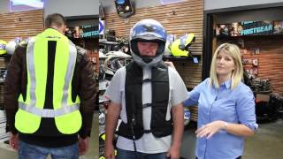 Helite Airnet Vest Demonstration and Video Review [upl. by Hcab201]