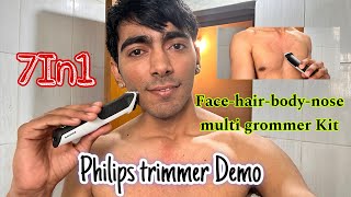 PHILIPS MG372165 Trimmer Demo  MultiGrooming Trimmer for Men [upl. by Danieu]