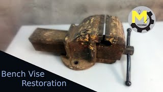 Bench Vise Restoration  Vise Restoration  Swivel Vise [upl. by Chessa613]