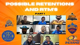 IPL 2025 Auction  Possible Retentions and RTMs  Part 1 [upl. by Virgil207]