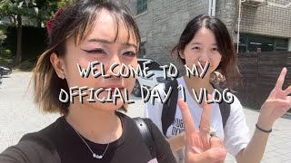 study abroad in korea 🇰🇷  day 1  yonsei university’s summer school [upl. by Odilo]