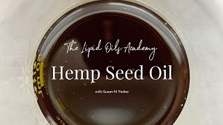 Hemp Seed Oil [upl. by Eiramyllek]