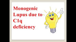 Rheumatology Case Scenario Dr Eman Shafik Dr Sandra Essam Dr Amira MahmoudMonogenic Lupus [upl. by Palm]