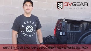 Whats in Your Bag Rapid Deployment Pack amp Posse EDC Pack [upl. by Lemahs726]