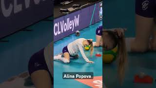 Alina Popova  🇷🇺  Volleyball 🏐  Warmup 2 [upl. by Kosey]