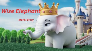 White Wise Elephant l Moral Story In English l Kids Educational Story l Kidz Galaxy [upl. by Alletniuq]